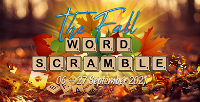 The Fall Word Scramble 2021